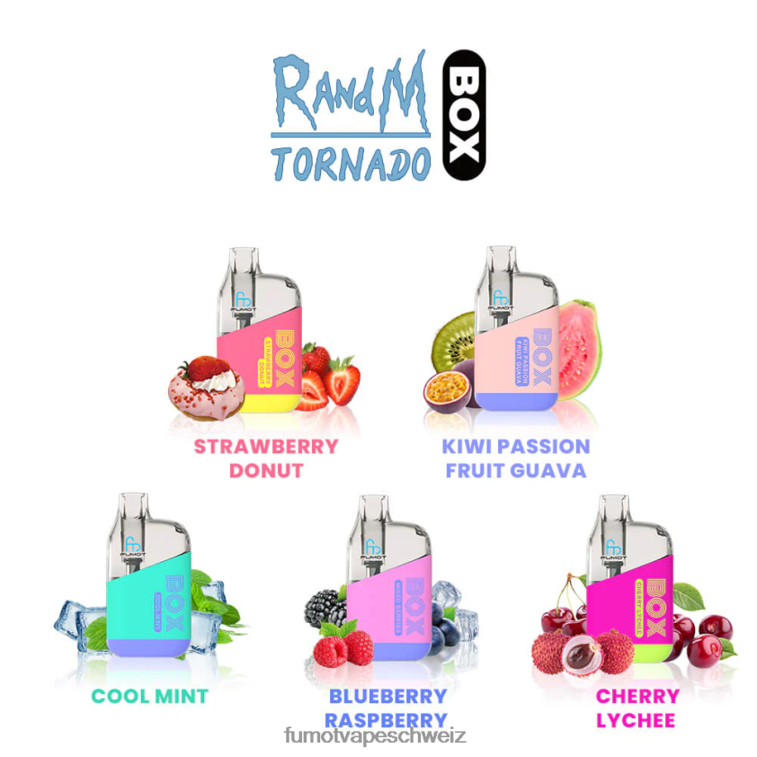 Fumot Tornado 10000 Einweg-Vape-Pod-Box – 20 ml (1 Stück) X464JP355 | Fumot Vape Online Shop Glatteis