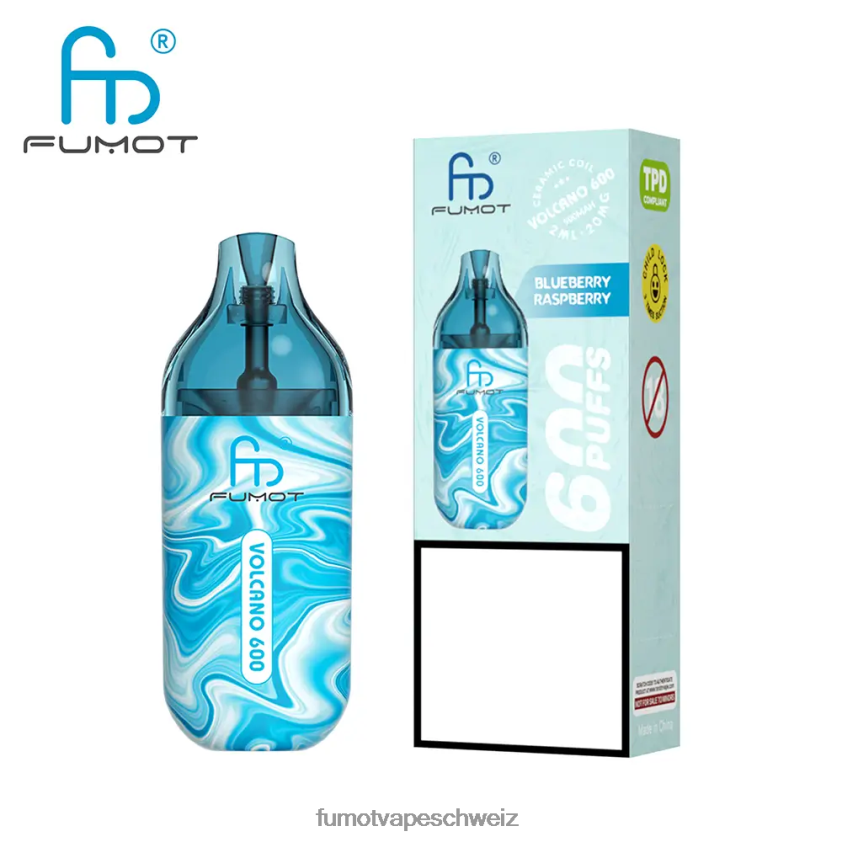 Fumot Volcano 600 tpd-konformer Einweg-Vaporizer – 2 ml (3-teiliges Set) X464JP291 | Fumot Schweiz Wassermeloneneis