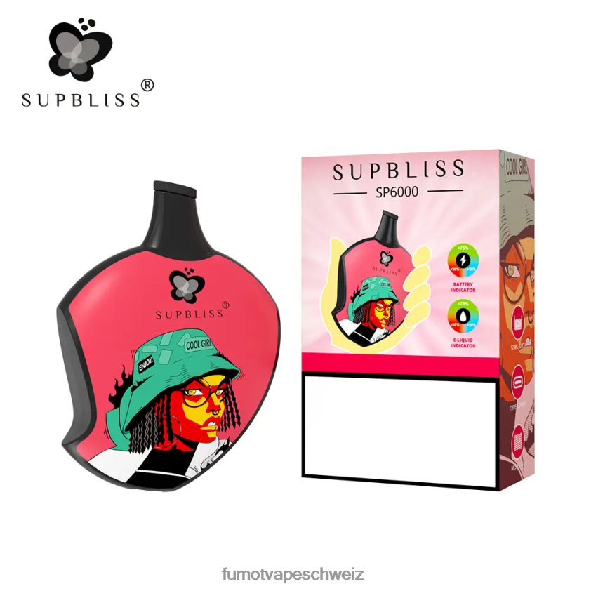 Fumot Supbliss SP6000 Einweg-Vape-Pod – 12 ml (1 Stück) X464JP455 | Fumot Vape Online Shop frische Minze