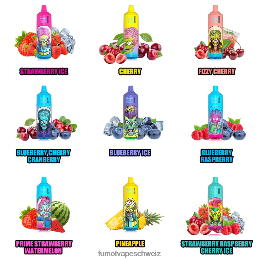 Fumot Tornado 1 Stück 9000 Pro 18 ml Einweg-Vaporizer X464JP224 | Fumot Preis Ananas