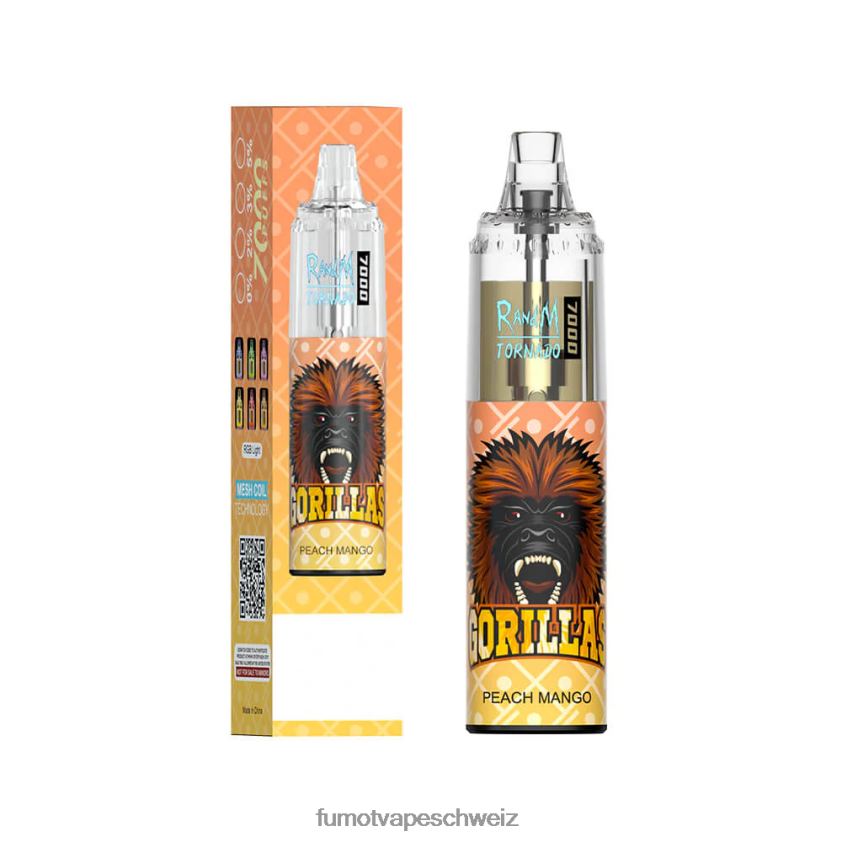 Fumot Tornado 7000 Einweg-Vape-Pen – 14 ml (1 Stück) X464JP107 | Fumot e Zigarette Tigerblut