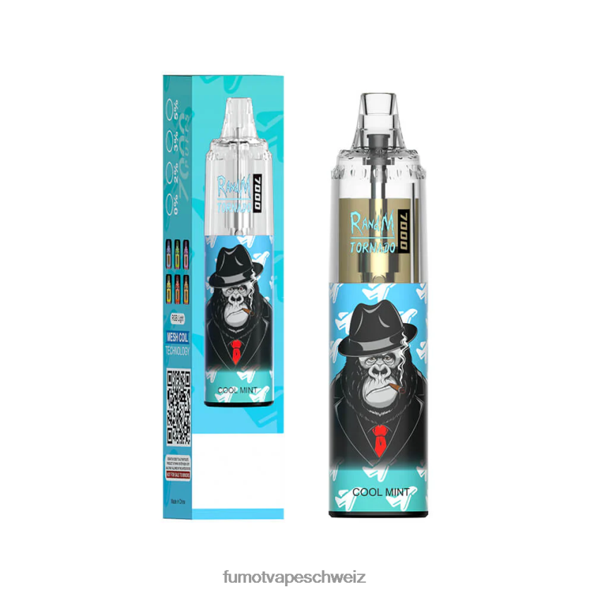 Fumot Tornado 7000 Einweg-Vape-Pen – 14 ml (1 Stück) X464JP107 | Fumot e Zigarette Tigerblut