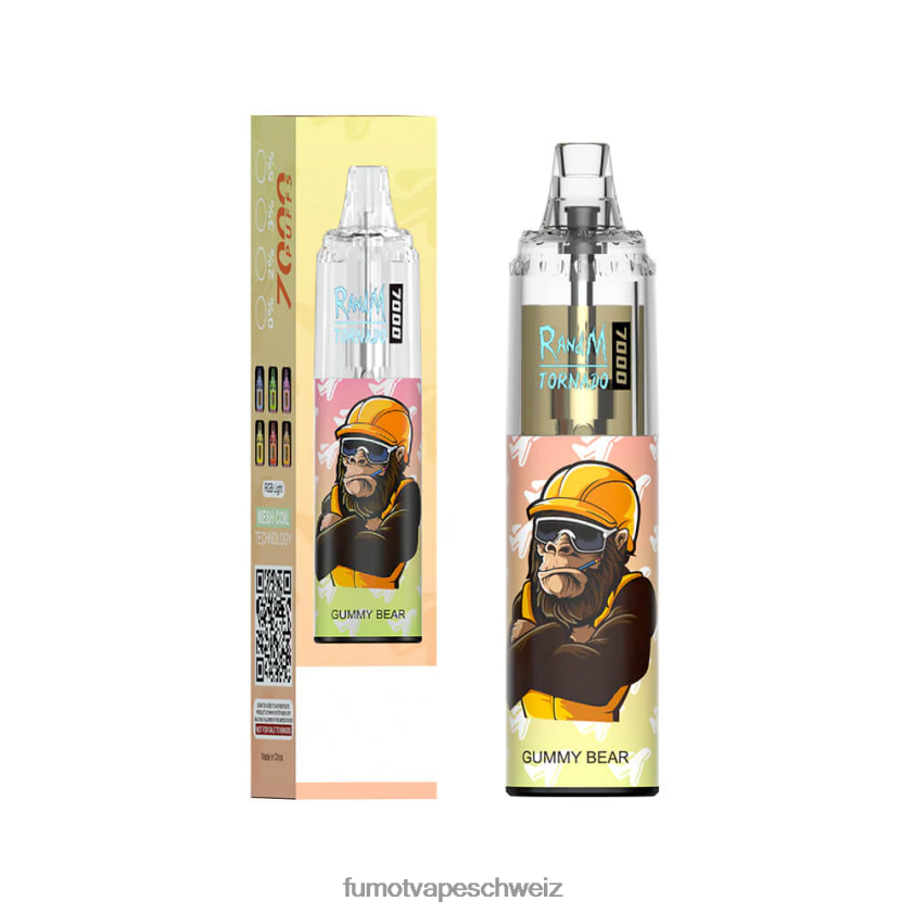 Fumot Tornado 7000 Einweg-Vape-Pen – 14 ml (1 Stück) X464JP107 | Fumot e Zigarette Tigerblut