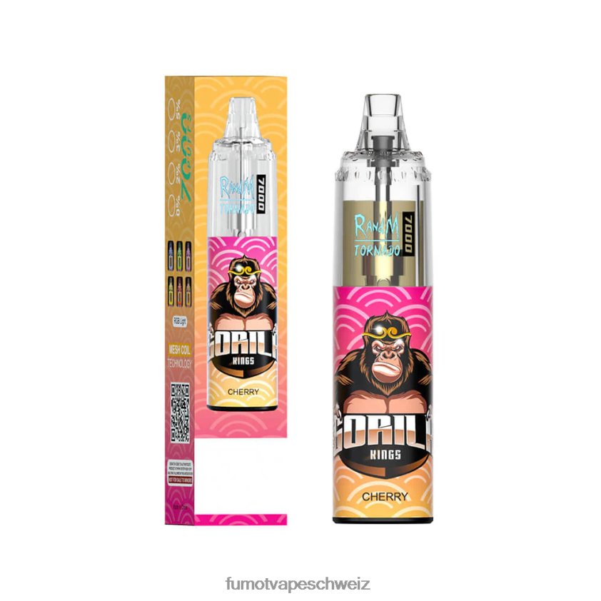 Fumot Tornado 7000 Einweg-Vape-Pen – 14 ml (1 Stück) X464JP107 | Fumot e Zigarette Tigerblut
