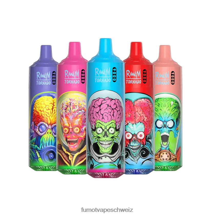 Fumot Tornado 9000 Einweg-Vape-Pen – 18 ml (1 Stück) X464JP1 | Fumot Schweiz Blaubeer-Himbeere