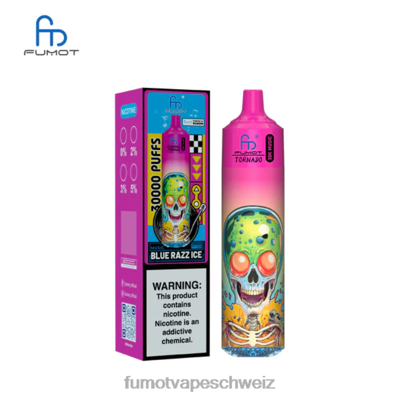 blaues razz-eis