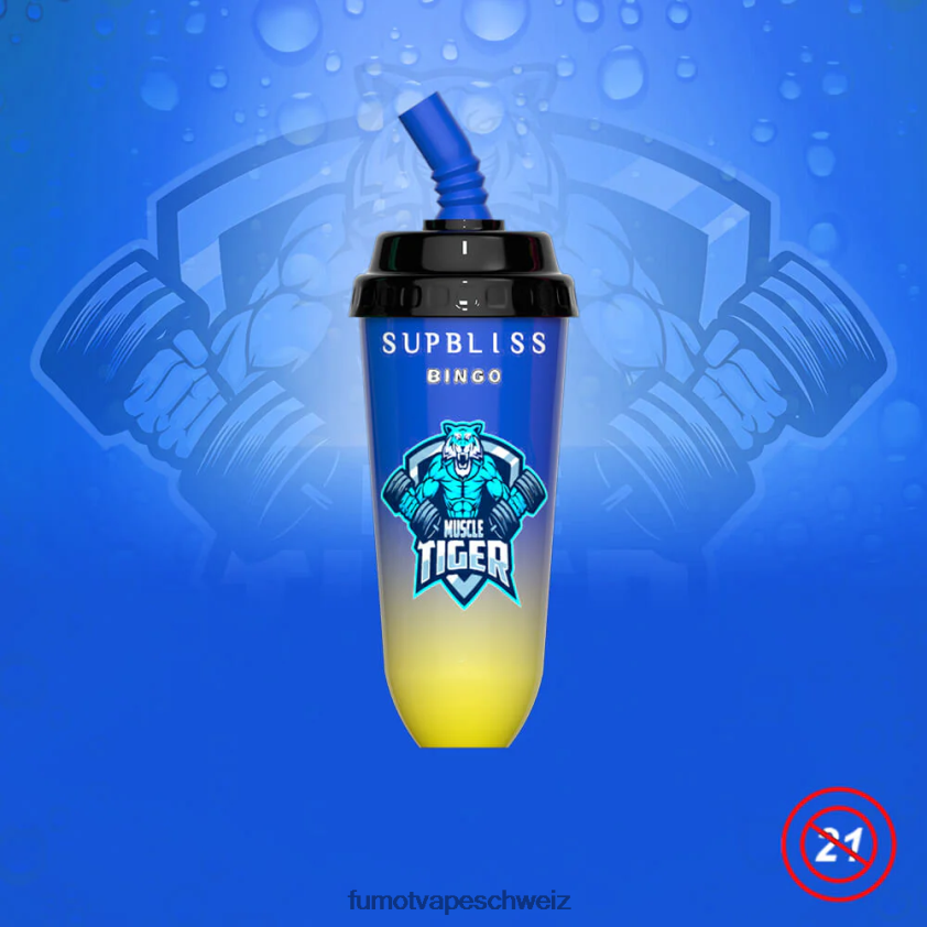 Fumot Supbliss Bingo 16 ml 8000 Einweg-Vape-Pod-Gerät (1 Stück) X464JP402 | Fumot Vape Schweiz Liebe66