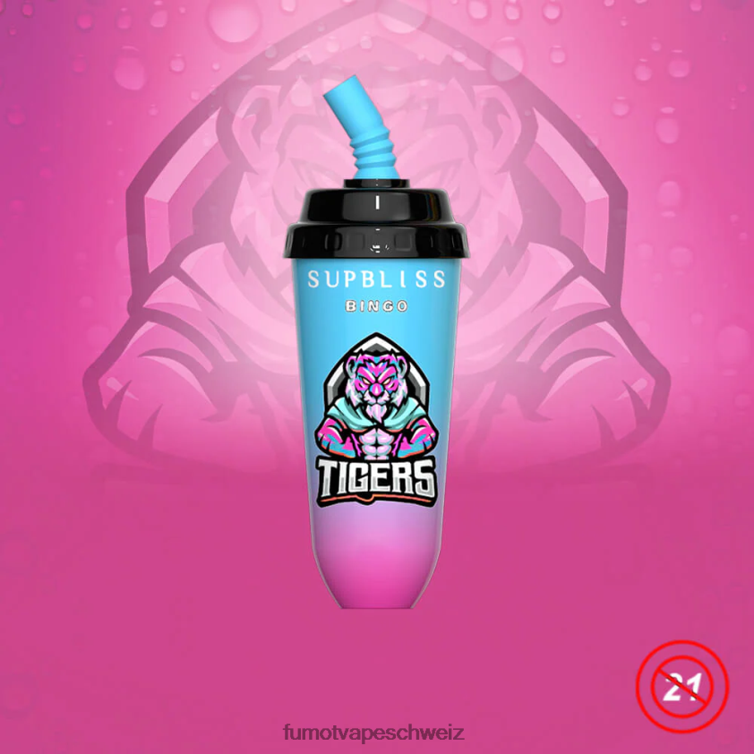 Fumot Supbliss Bingo 16 ml 8000 Einweg-Vape-Pod-Gerät (1 Stück) X464JP402 | Fumot Vape Schweiz Liebe66