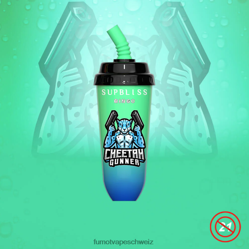 Fumot Supbliss Bingo 16 ml 8000 Einweg-Vape-Pod-Gerät (1 Stück) X464JP402 | Fumot Vape Schweiz Liebe66