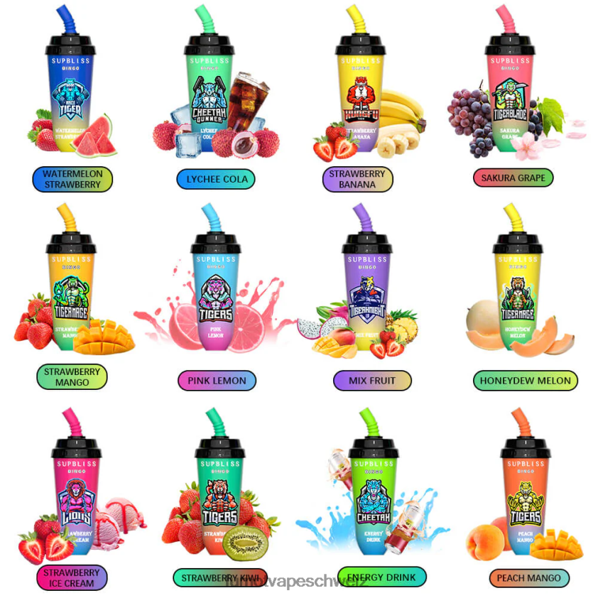 Fumot Supbliss Bingo 16 ml 8000 Einweg-Vape-Pod-Gerät (1 Stück) X464JP402 | Fumot Vape Schweiz Liebe66