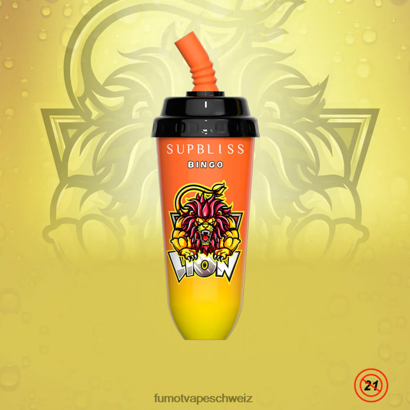 Fumot Supbliss Bingo 16 ml 8000 Einweg-Vape-Pod-Gerät (1 Stück) X464JP402 | Fumot Vape Schweiz Liebe66