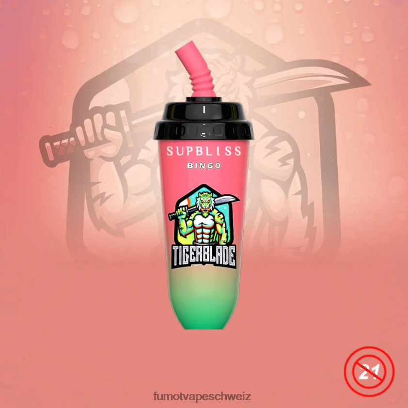 Fumot Supbliss Bingo 16 ml 8000 Einweg-Vape-Pod-Gerät (1 Stück) X464JP402 | Fumot Vape Schweiz Liebe66
