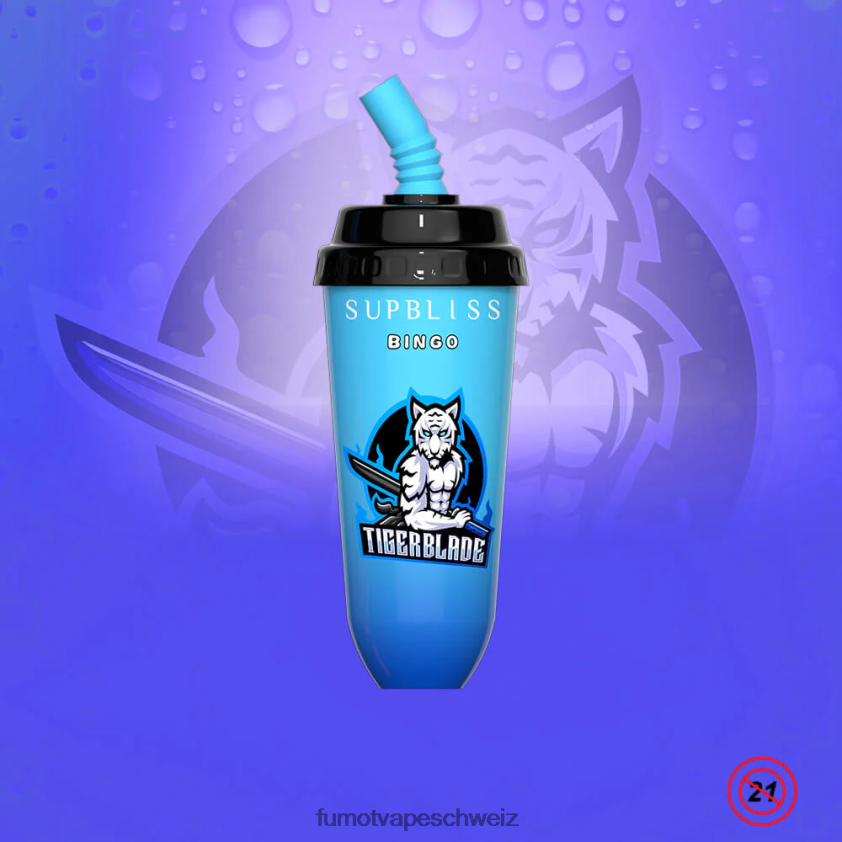 Fumot Supbliss Bingo 16 ml 8000 Einweg-Vape-Pod-Gerät (1 Stück) X464JP402 | Fumot Vape Schweiz Liebe66