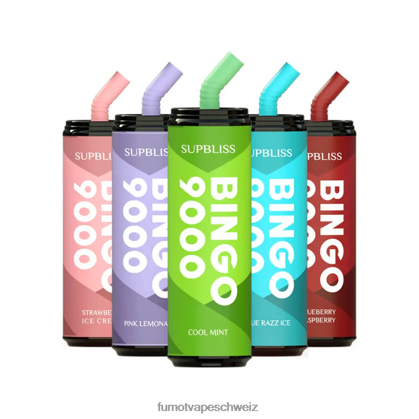Fumot Supbliss Bingo 9000 Einweg-Vape-Pen (1 Stück) – 18 ml X464JP475 | Fumot Vape Online Shop Erdbeerwassermelone