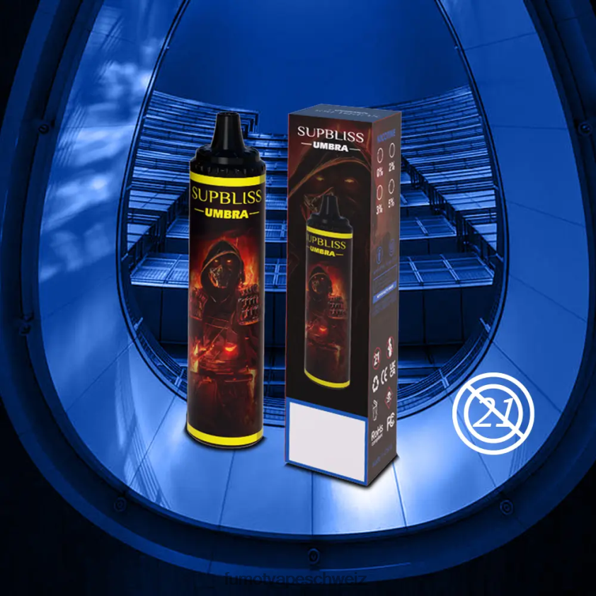 Fumot Supbliss Umbra 10000 (1 Stück) Einweg-Vape-Pen – 20 ml X464JP478 | Fumot Vape Flavours üppiges Eis