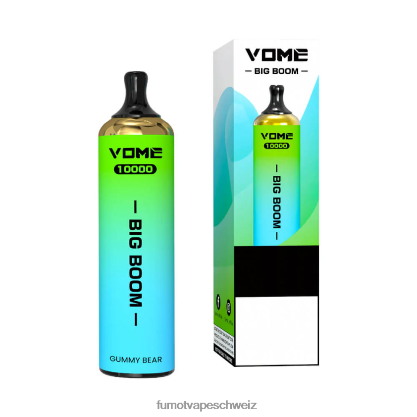 Fumot Vome Big Boom Einweg-Vape-Pen 10000 - 20 ml (1 Stück) X464JP447 | Fumot e Zigarette pinke Limonade