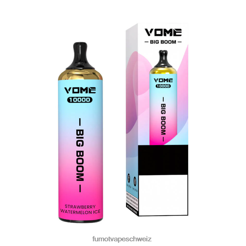 Fumot Vome Big Boom Einweg-Vape-Pen 10000 - 20 ml (1 Stück) X464JP447 | Fumot e Zigarette pinke Limonade