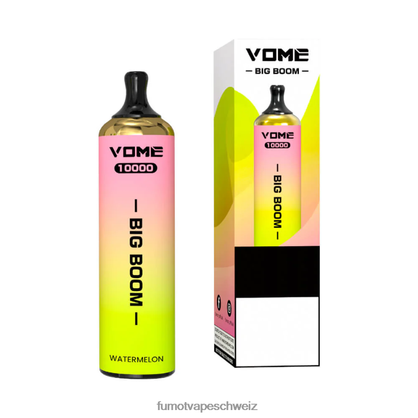 Fumot Vome Big Boom Einweg-Vape-Pen 10000 - 20 ml (1 Stück) X464JP447 | Fumot e Zigarette pinke Limonade