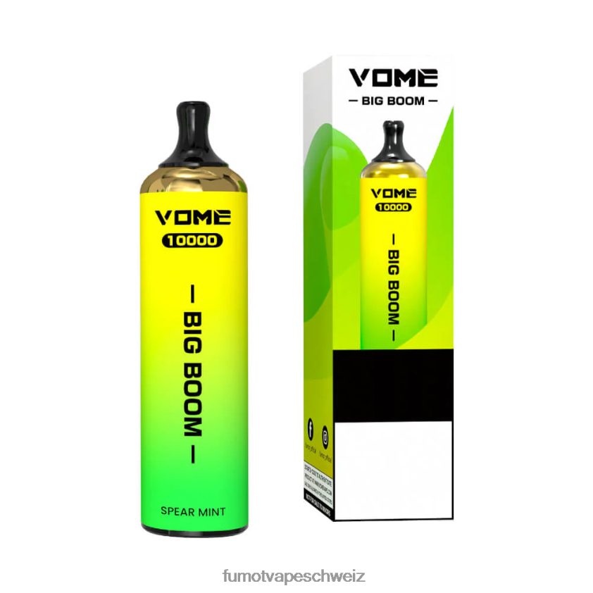 Fumot Vome Big Boom Einweg-Vape-Pen 10000 - 20 ml (1 Stück) X464JP447 | Fumot e Zigarette pinke Limonade