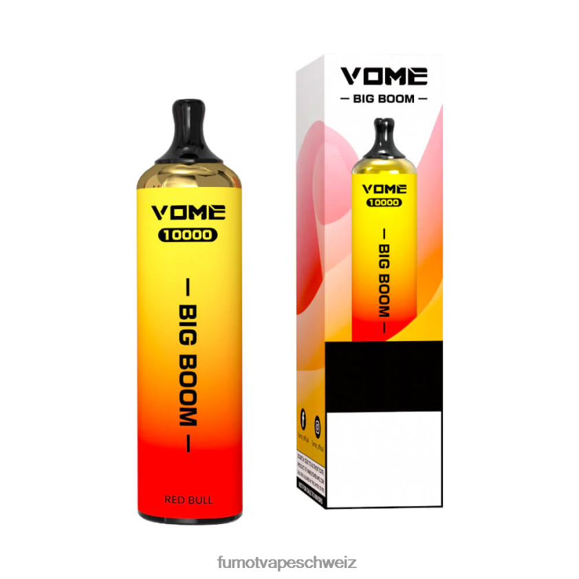 Fumot Vome Big Boom Einweg-Vape-Pen 10000 - 20 ml (1 Stück) X464JP447 | Fumot e Zigarette pinke Limonade